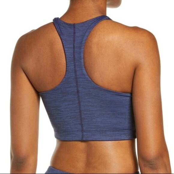 Outdoor Voices TechSweat Move Free Crop Top Blue Womens Small Sports Bra - Picture 2 of 12